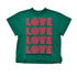 【ニードルワークス】30/-天竺LOVE Tシャツ |1size~2size|2125311W